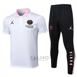 Completo Polo Paris Saint-Germain Jordan 2024-2025 Bianco
