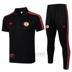Conjunto Polo Manchester United 2025-2026 Nero