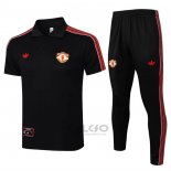 Conjunto Polo Manchester United 2025-2026 Nero