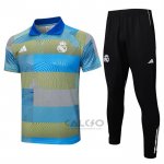 Conjunto Polo Real Madrid 2025-2026 Blu Verde