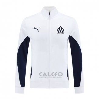 Giacca Olympique Marsiglia 2024-2025 Bianco