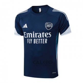 Maglia Allenamento Arsenal 2025-2026 Blu Grigio