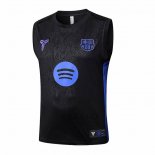 Maglia Allenamento FC Barcellona Senza Maniche 2025-2026 Nero Blu