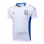 Maglia Allenamento Italia 2024-2025 Bianco