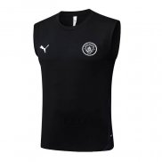 Maglia Allenamento Manchester City Senza Maniche 2025-2026 Nero