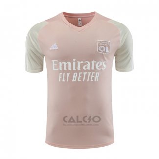 Maglia Allenamento Olympique Lione 2023-2024 Rosa