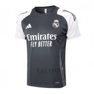 Maglia Allenamento Real Madrid 2024-2025 Grigio