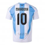 Maglia Argentina Giocatore Maradona Home 2024