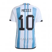 Maglia Argentina Giocatore Messi Home 2022