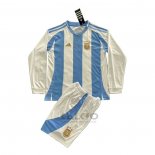 Maglia Argentina Home Manica Lunga Bambino 2024