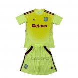 Maglia Aston Villa Portiere Bambino 2025-2026 Giallo