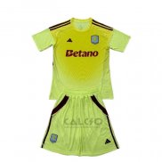 Maglia Aston Villa Portiere Bambino 2025-2026 Giallo