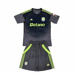 Maglia Aston Villa Portiere Bambino 2025-2026 Nero
