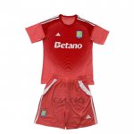 Maglia Aston Villa Portiere Bambino 2025-2026 Rosso