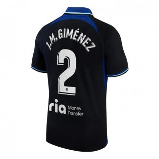 Maglia Atletico Madrid Giocatore J.m.gimenez Away 2022-2023