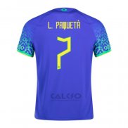 Maglia Brasile Giocatore Paqueta Away 2022