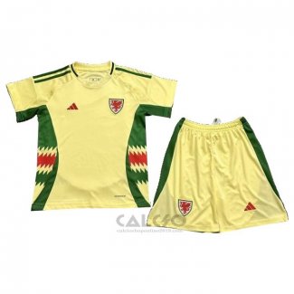 Maglia Galles Away Bambino 2024