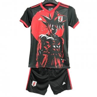 Maglia Giappone Anime Bambino 2025-2026 Nero Rosso