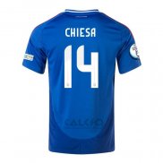 Maglia Italia Giocatore Chiesa Home 2024-2025