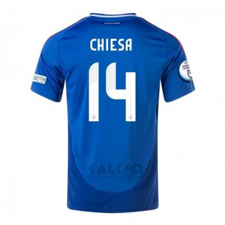 Maglia Italia Giocatore Chiesa Home 2024-2025