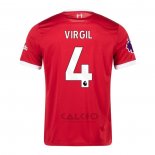 Maglia Liverpool Giocatore Virgil Home 2023-2024