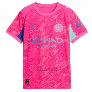 Maglia Manchester City Portiere 2025-2026 Rosa