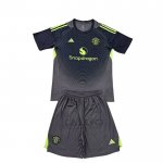 Maglia Manchester United Portiere Away Bambino 2025-2026 Nero