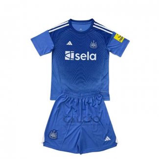 Maglia Newcastle United Portiere Bambino 2025-2026 Blu