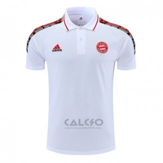 Maglia Polo Bayern Monaco 2022-2023 Bianco