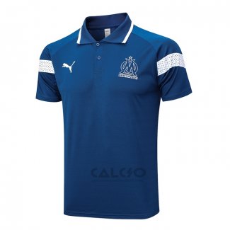 Maglia Polo Olympique Marsiglia 2023-2024 Blu