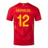 Maglia Spagna Giocatore Grimaldo Home 2024
