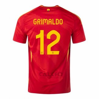 Maglia Spagna Giocatore Grimaldo Home 2024