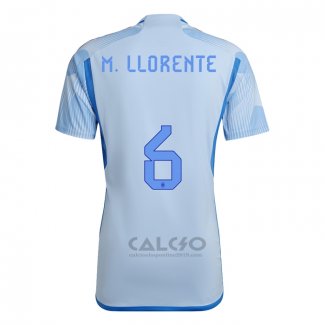 Maglia Spagna Giocatore M.llorente Away 2022