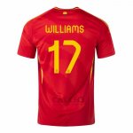 Maglia Spagna Giocatore Williams Home 2024