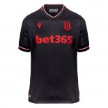 Maglia Stoke City Away 2022-2023 Nero