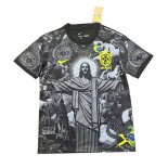 Maglia Brasile Jesus 2024-2025 Nero Thailandia