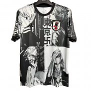 Maglia Giappone Anime 2024-2025 Nero e Bianco Thailandia