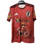 Maglia Giappone One Piece 2025-2026 Rosso Thailandia