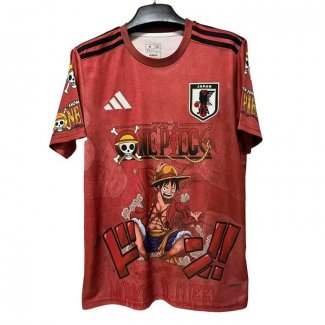 Maglia Giappone One Piece 2025-2026 Rosso Thailandia