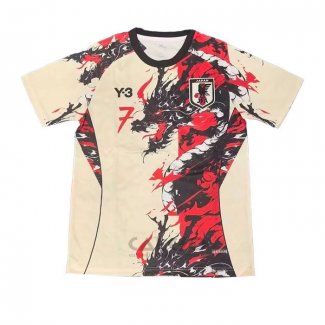 Maglia Giappone Y-3 Dragon 2025-2026 Bianco Rosso Thailandia