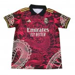 Maglia Real Madrid Dragon 2024-2025 Rosso Thailandia