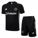 Tuta da Track Inter Miami Manica Corta 2025-2026 Nero - Pantaloncini