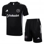 Tuta da Track Inter Miami Manica Corta 2025-2026 Nero - Pantaloncini