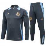 Tuta da Track di Felpa Argentina 2024-2025 Grigio