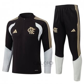 Tuta da Track di Felpa Flamengo 2026-2027 Marronee