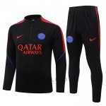 Tuta da Track di Felpa Paris Saint-Germain 2026-2027 Nero