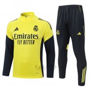 Tuta da Track di Felpa Real Madrid 2025-2026 Giallo