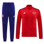 Tuta da Track di Giacca Arsenal 2024-2025 Rosso