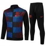 Tuta da Track di Giacca FC Barcellona 2024-2025 Rosso e Blu