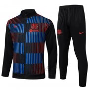 Tuta da Track di Giacca FC Barcellona 2024-2025 Rosso e Blu